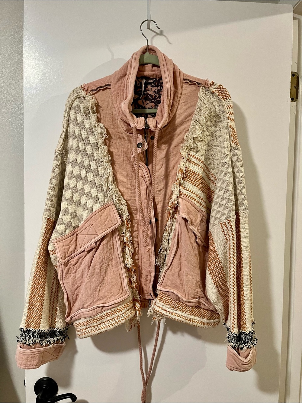 Free People Everything Nice Sugar Rose Jacket